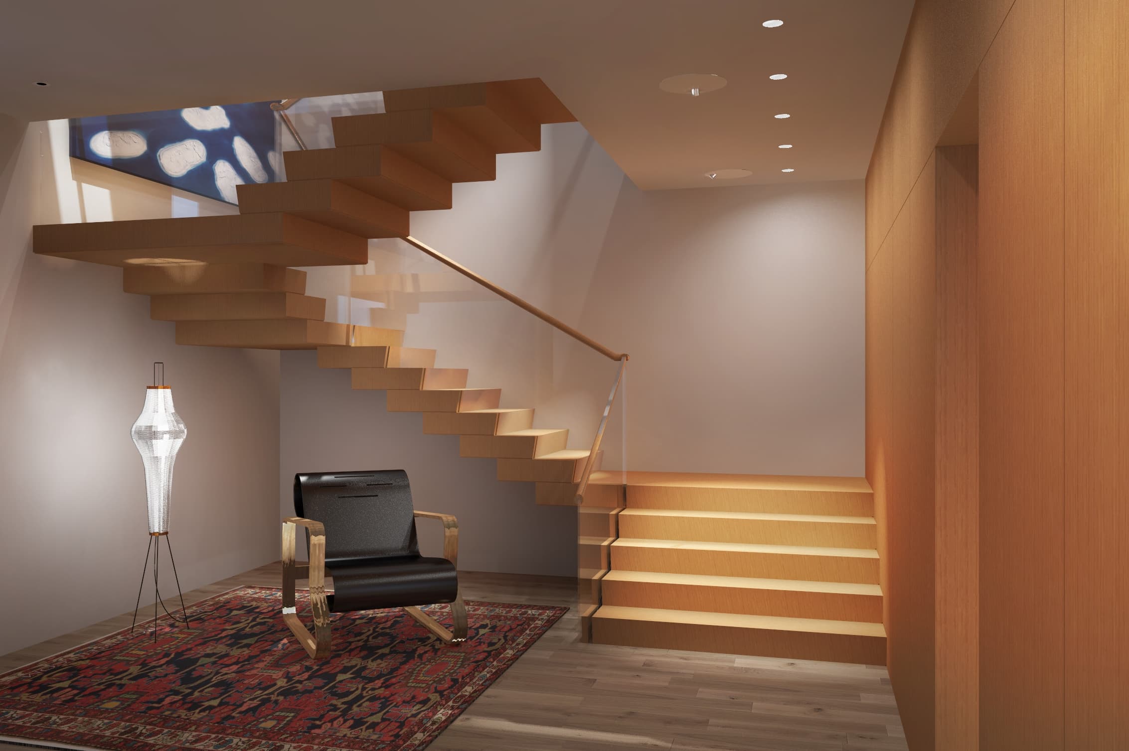 Birmingham House staircase